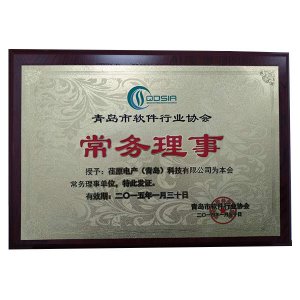 青島市軟件行業(yè)協(xié)會-常務理事（有效期2015年1月）